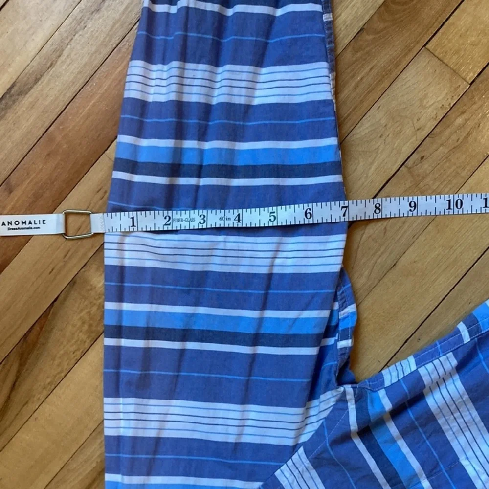 J. Crew Blue Striped Men's Shirt